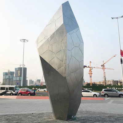 Arte de aço inoxidável do jardim da escultura 304 exteriores criativos do espelho de H2m