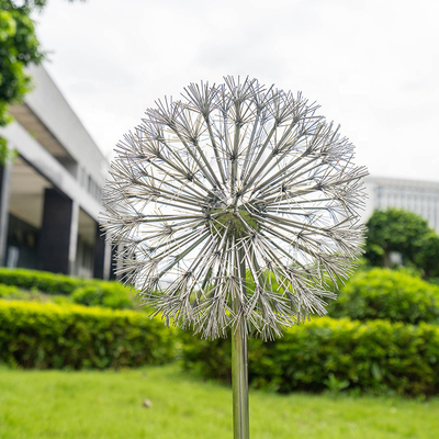 jardim de aço inoxidável de Art Electroplate Dandelion Shape For da jarda 304 316
