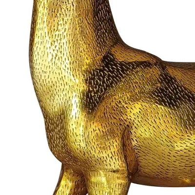 As estátuas de bronze grossas dos cervos do jardim 8mm de Gnee jardinam decoração com detalhes finos