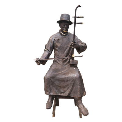 Tradicional de bronze das estátuas do jardim da antiguidade do jardim 200cm de Gnee projetado