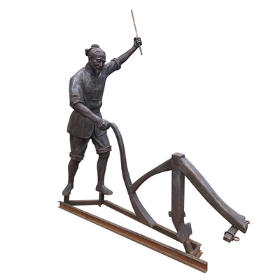 Tradicional de bronze das estátuas do jardim da antiguidade do jardim 200cm de Gnee projetado