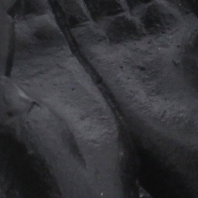 Escultura preta antiga criativa da mão de ferro fundido de 5,5 polegadas ajustada para decorações da casa