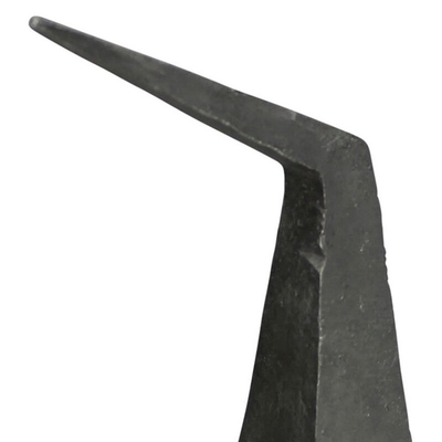 Da escultura exterior nórdica do metal do sumário escultura preta do ferro uma altura de 6 polegadas