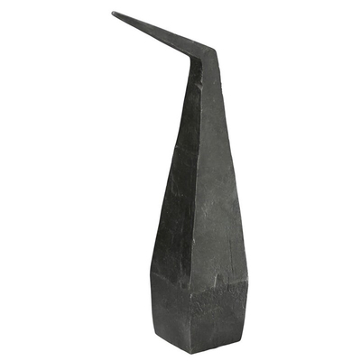 Da escultura exterior nórdica do metal do sumário escultura preta do ferro uma altura de 6 polegadas