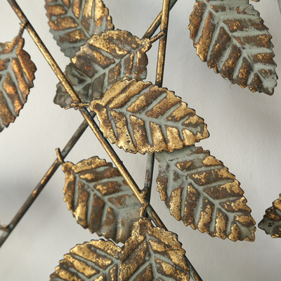 parede nórdica Art Decor Metal Tree Wall Art For Home do metal do ouro de 125cm