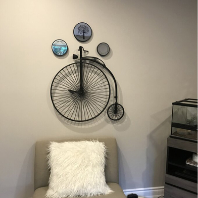 Parede Art Decor Customizable Wall Hanging do metal do pendente de 30 polegadas