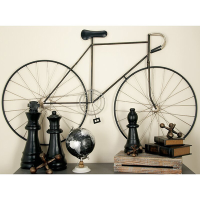 Parede Art Decor Metal Bicycle Wall Art For Living Room do metal do ferro de 59 polegadas