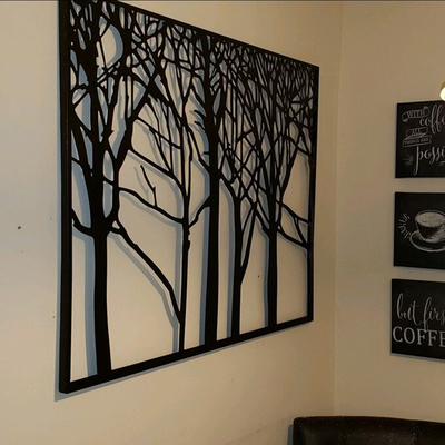 a árvore da polegada 29x38 do laser do metal da arte finala da vida cortou para o jardim
