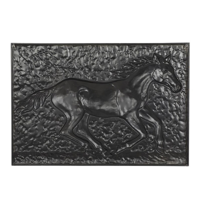 Parede de corrida Art Decor Embossed Panels do metal de 38 cavalos da decoração interior da polegada
