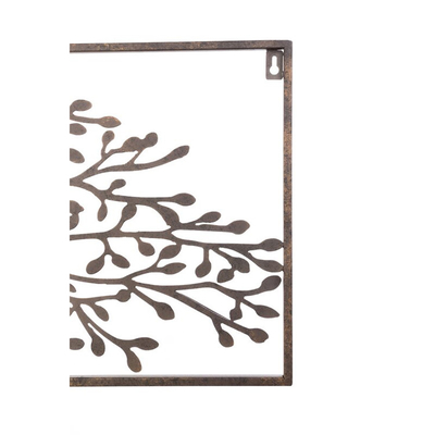 Parede retangular Art Decor Tree Designed Customized do metal do jardim de Gnee