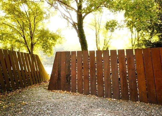 cerca de aço Panel Exterior Design de Corten do jardim alto de 2m para residencial