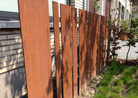 cerca de aço Panel Exterior Design de Corten do jardim alto de 2m para residencial