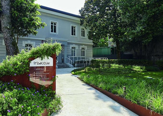 Parede de retenção de aço de Corten
