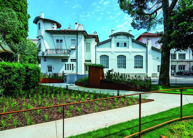 Parede de retenção de aço de Corten