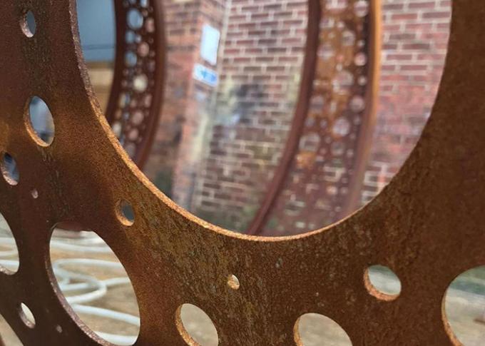 Caramanchões de aço de Corten