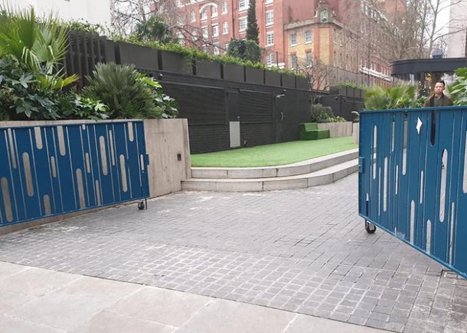 Portas de aço da tela de Corten