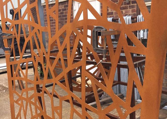 O laser de aço exterior de Corten cortou telas
