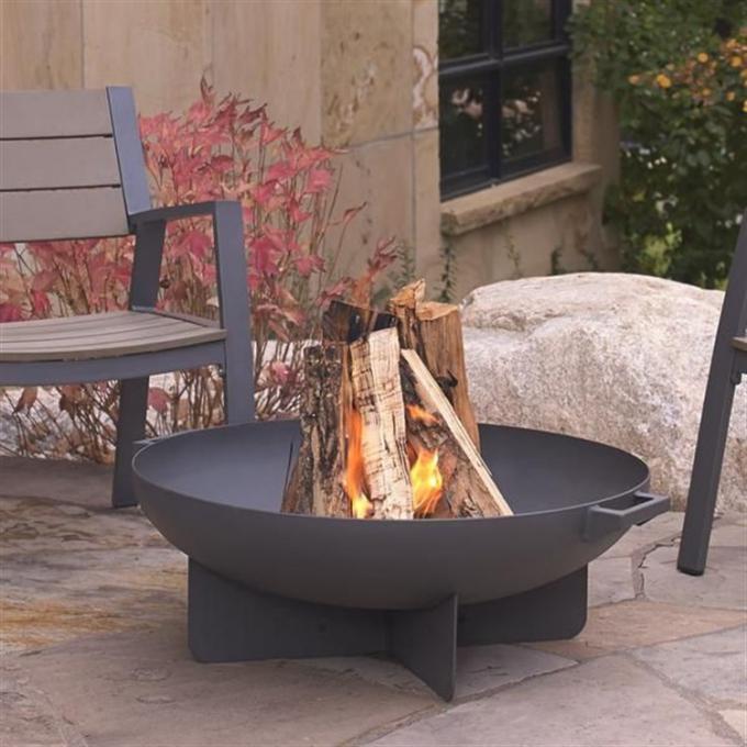 Mobília de aço exterior de Pit Table Garden Corten Firepit do fogo de Corten