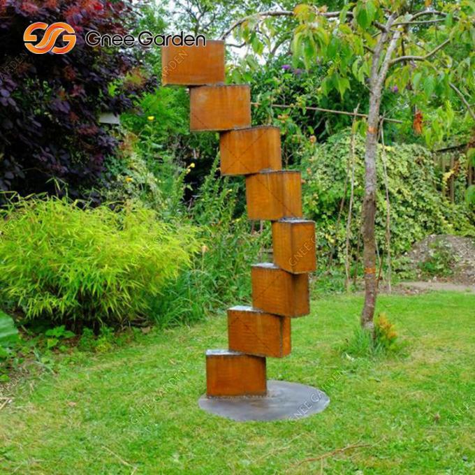 Arte de aço moderna exterior da escultura de Corten do projeto novo grande