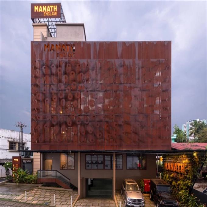 O laser decorativo exterior de aço do painel de parede de Corten cortou o revestimento da parede da fachada do metal