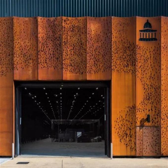 Painel de aço do metal de Corten do revestimento da parede exterior para a decoração