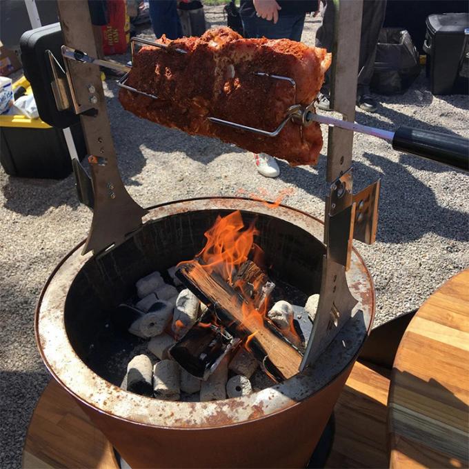 Fogo de aço Pit Grill do assado de Corten