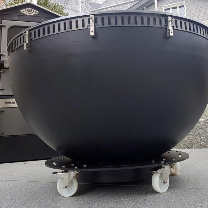 Loja clássica de aço do log de Corten Ring Bbq Fire Pit With para o jardim exterior