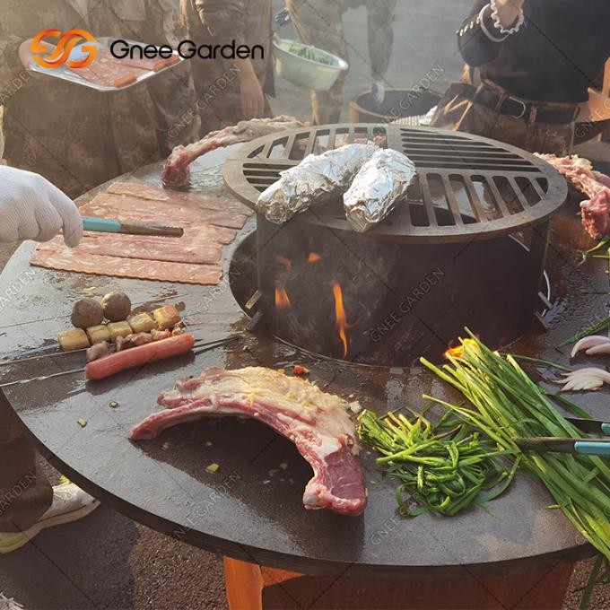 Fogo de aço Pit Bbq Brazier do ferro de Corten
