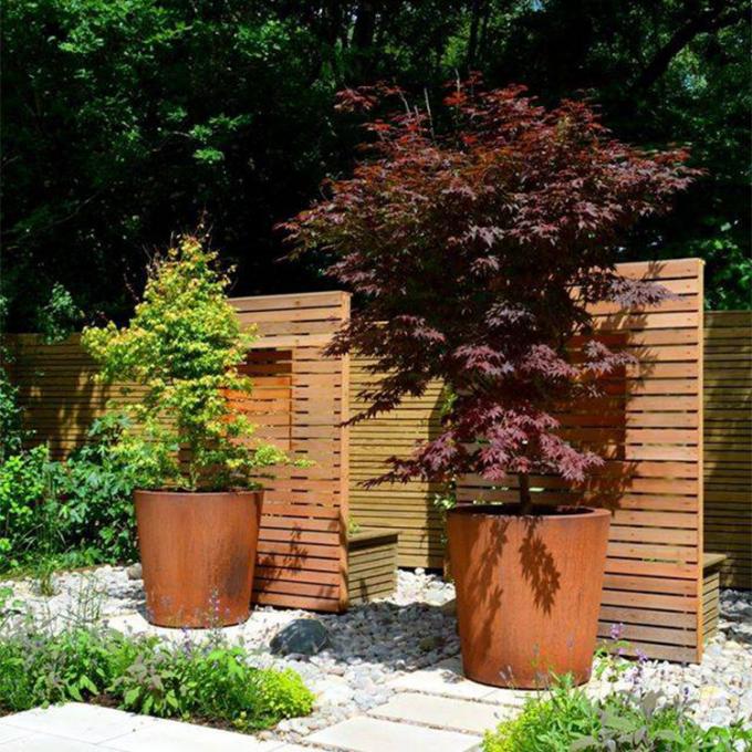 Plantadores de aço de Corten