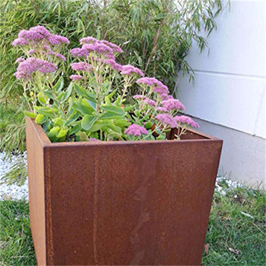 Caixas de aço do plantador de Corten