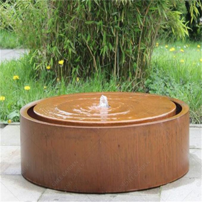 corten as fontes de água de aço