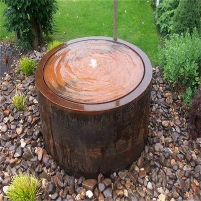 corten as fontes de água de aço