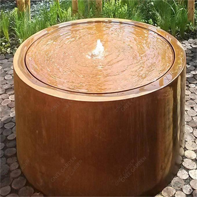 corten as fontes de água de aço