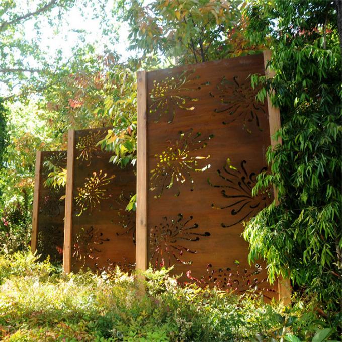O laser cortou as telas de aço da privacidade da tela do balcão de Corten