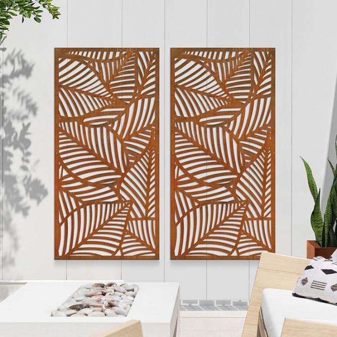 Decoração de aço da casa da tela do divisor de Corten