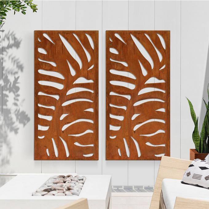 Decoração de aço da casa da tela do divisor de Corten