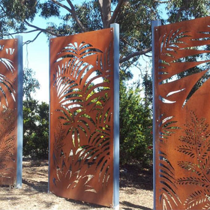Painéis de aço exteriores do divisor de Corten