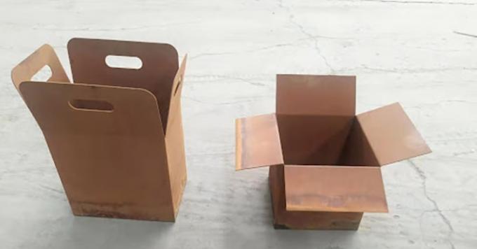 Plantador da cubeta do metal feito pelo ferro livre da oxidação para o estilo de jardinagem exterior da decoração de Inhance