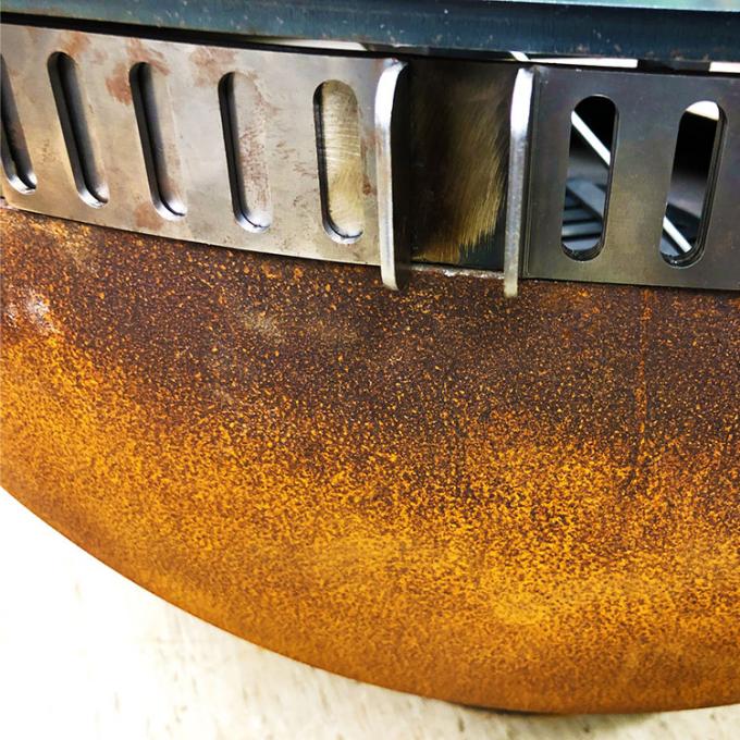 Da grade de aço do assado de Corten fogo de aço de acampamento exterior decorativo de cozimento exterior Pit Grill de Corten