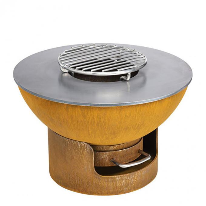 Grades de cozimento exteriores resistentes de aço do ASSADO GN-BBQ-214 de Corten da oxidação exterior do jardim