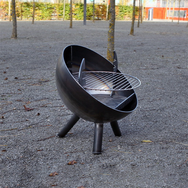 O cozimento exterior grelha a madeira que queima do fogo exterior do assado do metal de Corten o assado de aço de Pit Barbecue Grill Charcoal Corten