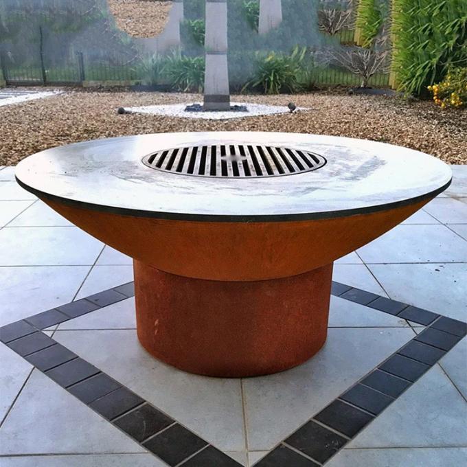 O ASSADO de aço da cozinha GN-BBQ-235 Corten do jardim grelha para o cozimento exterior