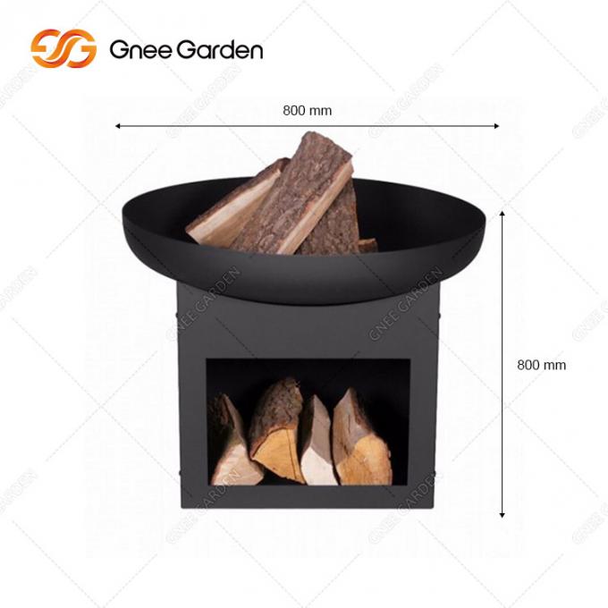As grades de cozimento exteriores que cozinham Plancha grelham o fogo de aço Pit Bbq Black Colour Design de Corten