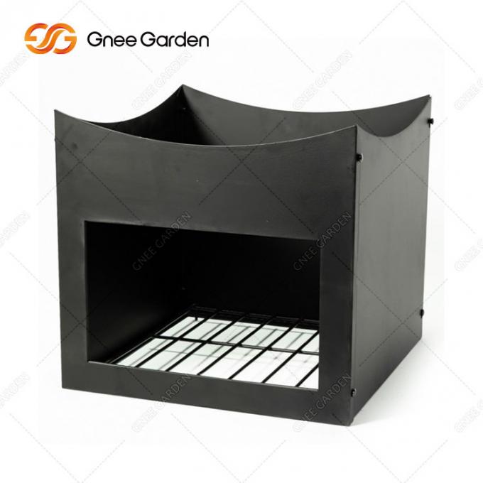 As grades de cozimento exteriores que cozinham Plancha grelham o fogo de aço Pit Bbq Black Colour Design de Corten