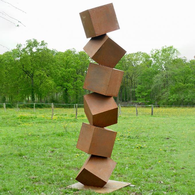 Escultura de aço exterior de Art Decoration Garden Large Abstract Corten para a venda