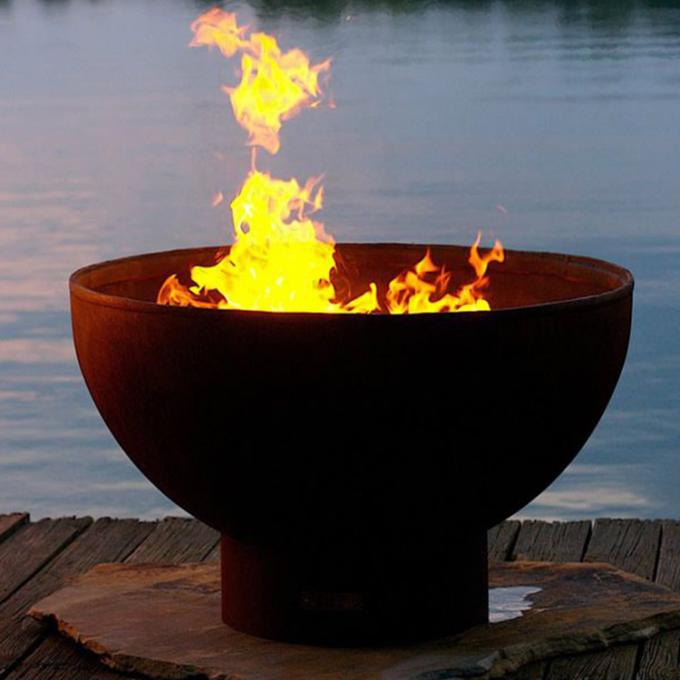 O laser feito sob encomenda cortou o poço portátil do fogo da chapa de aço de Pit Outdoor Fire Pit Weathering do fogo da folha de Corten