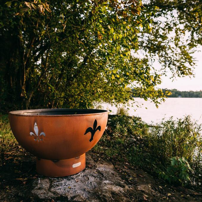 Bacia de fogo exterior de aço Rusty Fire Pit do jardim de Pit Patio Outdoor Fire Pit do fogo de Corten