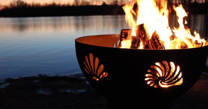 Fogo de aço Pit Steel Designer Fire Pit do aço de Pit Round Black Outdoor Corten do fogo