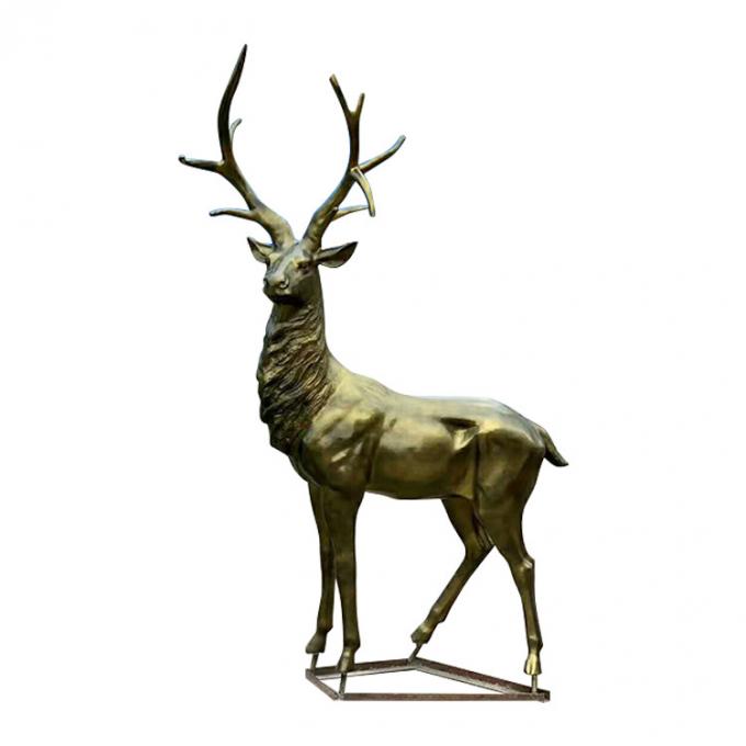 Da escultura exterior decorativa do metal do jardim vida animal - estátua do tamanho
