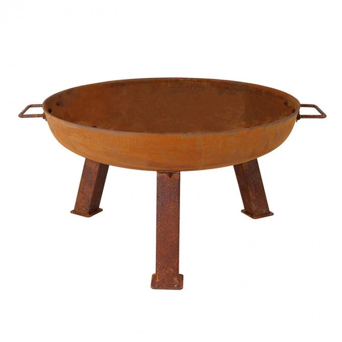 Bacia de fogo de aço redonda de Pit Garden Decorative Corten Steel do fogo de Corten